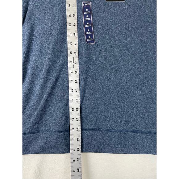 Izod mens quarter zip pullover sweater size medium 0652 - Picture 8 of 8